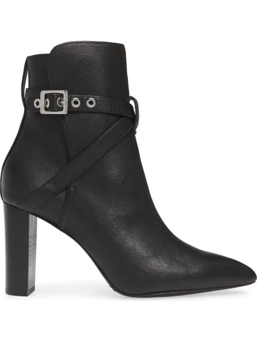 PAIGE Camille Pointed Bootie Black 9 NWT